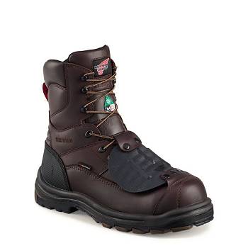 Red Wing Férfi King Toe 8-inch CSA Safety Toe Vízálló Bakancs Barna